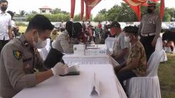 Ditlantas Vaksinasi Covid-19 Nelayan Banda Aceh<