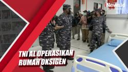Video TNI AL Operasikan Rumah Oksigen Dukung Isolasi Terpadu Warga Jatim