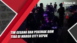 Video Tim Gegana dan Penjinak Bom Tiba di Margo City Depok