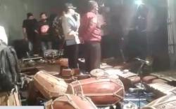 Langgar PPKM, Pentas Wayang Kulit Oknum Anggota DPRD Tulungagung Dibubarkan Paksa