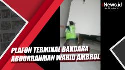 Video Plafon Terminal Bandara Abdurrahman Wahid Ambrol