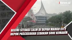 Begini Situasi Lalin di Depan Margo City Depok Pascasuara Ledakan Sore Kemarin