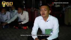 Lulus Akmil, Rizqan Ardha Bernazar Datangi Makam Ayahnya Pakai Seragam Taruna