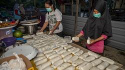 Warga Sigi Bangun Dapur Umum Secara Swadaya untuk Pasien Isolasi Mandiri