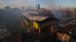 Pasar Kembang Surabaya Kebakaran, 23 Mobil Pemadam Dikerahkan