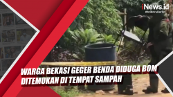 Video Warga Bekasi Geger Benda Diduga Bom Ditemukan di Tempat Sampah