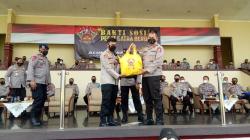 Ikatan Alumni Akpol Angkatan 93 Batalyon Pesat Gatra Berbagi Sembako di Sukabumi<