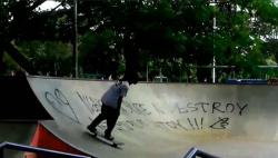 Aksi Vandalisme di Denpasar, Arena Skateboard Taman Lumintang Dicoret-coret