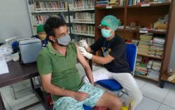 3 WNA di Rutan Kelas II B Bangli Mendapat Vaksinasi Covid-19