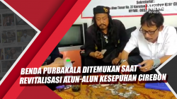 Video Benda Purbakala Ditemukan saat Revitalisasi Alun-Alun Kesepuhan Cirebon<