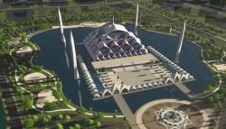 Mangkrak 1,5 Tahun akibat Pandemi, Proyek Masjid Terapung Al Jabbar Dilanjutkan <