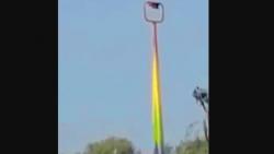 Ngeri, Pengunjung Tergantung Terbalik Setinggi 40 Meter akibat Wahana Permainan Mogok 