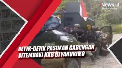 Video Pasukan Gabungan Diserang KKB di Yahukimo Papua