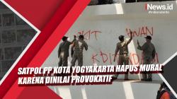 Video Satpol PP Kota Yogyakarta Hapus Mural karena Dinilai Provokatif