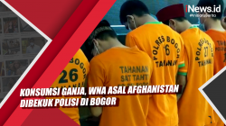 Video Konsumsi Ganja, WNA Asal Afghanistan Dibekuk Polisi di Bogor