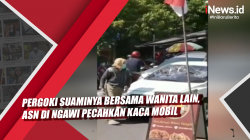 Video Pergoki Suaminya Bersama Wanita Lain, ASN di Ngawi Pecahkan Kaca Mobil