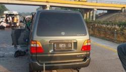 Kijang Sarat Penumpang Tabrakan di Tol Cipali, 6 Warga Pati Jateng Luka-luka<