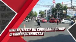Video Uji Coba Ganjil Genap di Cimahi Dinilai Efektif dan Akan Dipermanenkan