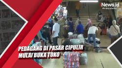 Video Pedagang di Pasar Cipulir Mulai Buka Toko usai Level PPKM Turun