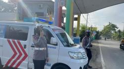 Keliling Menggunakan Mobil, Polres Gorontalo Sosialisasi Pencegahan Covid-19 di Jalan