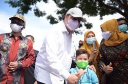 Menko Airlangga Apresiasi Kampung Tangguh Di Palu yang Menangani Covid-19 Secara Terpadu 