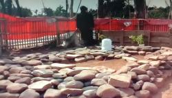 Air Waduk Jatigede Surut, Makam Karuhun Sumedang Kembali Bermunculan<