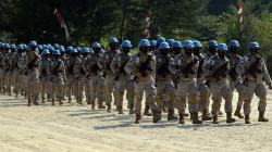 Pembaretan Ratusan Pasukan Perdamaian PBB Satgas FPU 3 Minusca