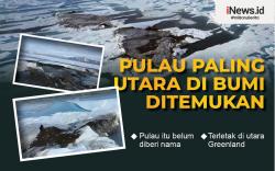 Infografis Pulau Paling Utara di Bumi Ditemukan