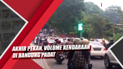 Video Akhir Pekan, Volume Kendaraan di Bandung Padat