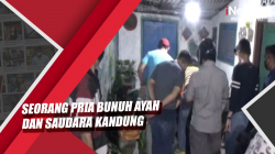 Video Seorang Pria di Medan Bunuh Ayah dan Saudara Kandung