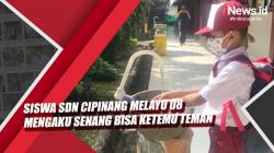 Video Siswa SDN Cipinang Melayu 08 Mengaku Senang Bisa Ketemu Teman