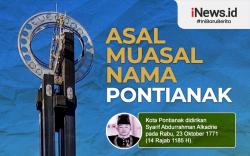 Infografis Asal Muasal Nama Pontianak 