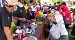 Emak-Emak Desa Jeriji Toboali Antusias Jalani Vaksinasi Covid-19