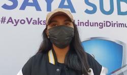 Jelang Sekolah Tatap Muka, Siswa SMA Ini Semangat Ikut Vaksin di Sentra Vaksinasi MNC Studios