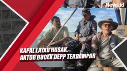 Video Aktor Bucek Depp Terdampar di Perairan Toboali