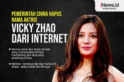 Infografis Pemerintah China Hapus Nama Artis Vicky Zhao dari Internet
