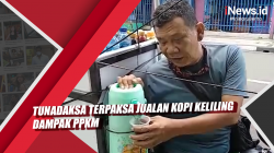 Video Tunadaksa Terpaksa Jualan Kopi Keliling Dampak PPKM
