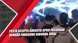 Video Pesta Resepsi Anggota DPRD Pasuruan dengan Panggung Hiburan, Viral