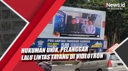 Hukuman Unik, Pelanggar Lalu Lintas Tayang di Videotron