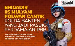 Infografis Brigadir Iis Mulyani, Polwan Cantik Polda Banten yang Jadi Pasukan Perdamaian PBB