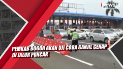 Video Pemkab Bogor Akan Uji Coba Ganjil Genap di Jalur Puncak