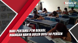 Video Hari Pertama PTM Bekasi, Ruangan Hanya Boleh Diisi 50 Persen