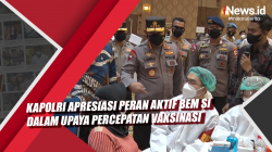 Video Kapolri Apresiasi Peran Aktif BEM SI Dalam Upaya Percepatan Vaksinasi
