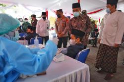 Persiapan Pembelajaran Tatap Muka, Kodim Bantul Vaksin 1.300 Pelajar SMA