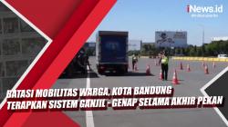 Video Kota Bandung Terapkan Sistem Ganjil - Genap Selama Akhir Pekan