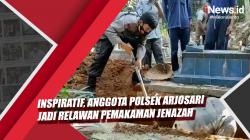 Video Anggota Polsek Arjosari Pacitan Jadi Relawan Pemakaman Jenazah Pasien Covid