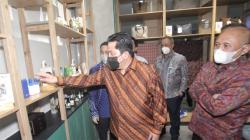 Menteri BUMN Erick Thohir dan Menkop UKM Teten Masduki Tinjau BNI Xpora 