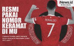 Infografis Cristiano Ronaldo Resmi Pakai Nomor Keramat di MU