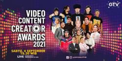Dewa 19, Virzha, Tiara Andini, Denny Caknan hingga Sabyan Ramaikan Malam Puncak Video Content Creator Awards 2021