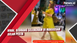 Video Viral, Seorang Selebgram di Makassar Gelar Pesta